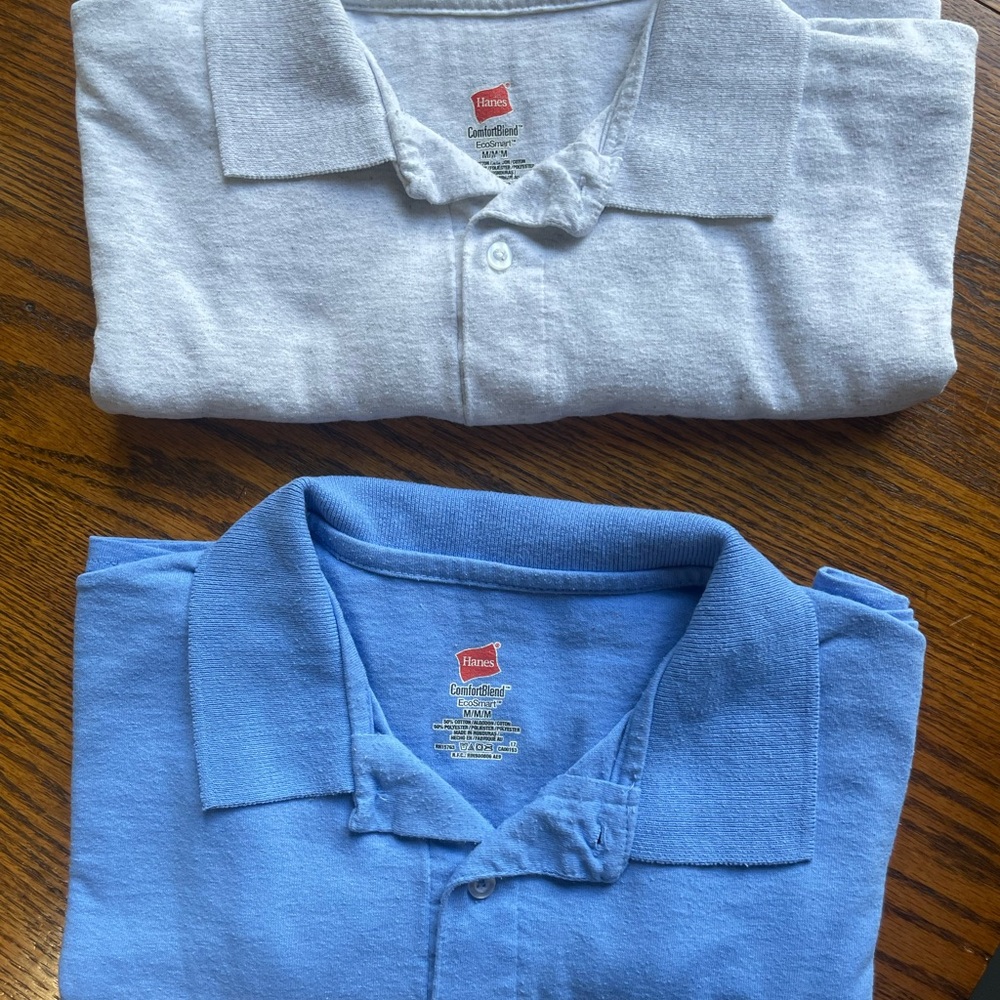 Hanes ComfortBlend Polos (2)